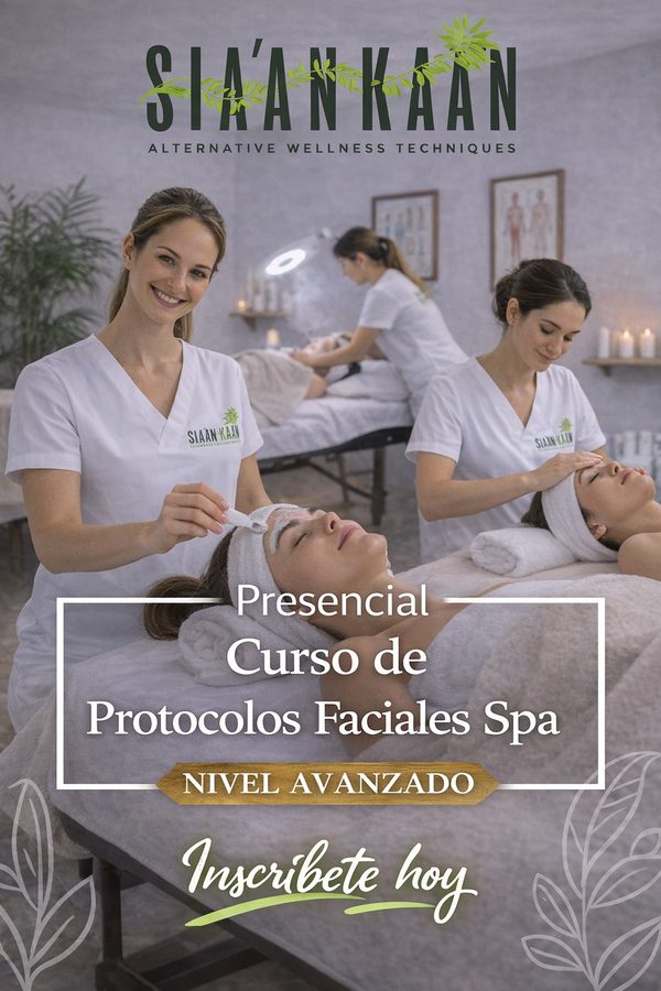 Aplicación de mascarilla facial en cabina