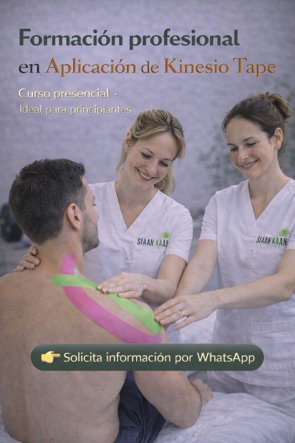 Aplicación de kinesio tape en hombro